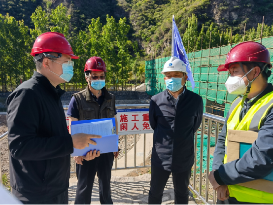 公司領導檢查永定河山峽段和平原南段項目疫情防控工作