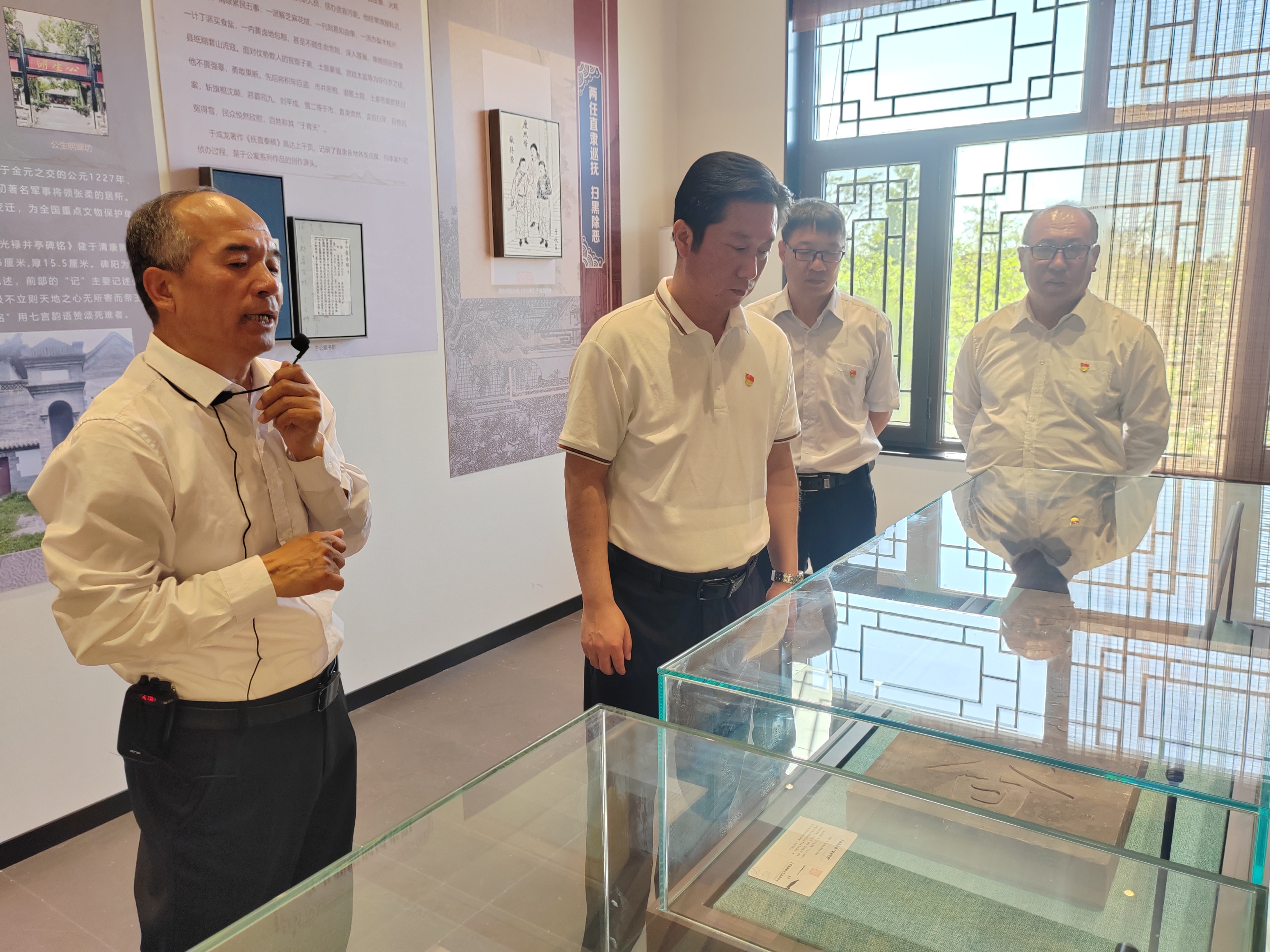 廊坊地區(qū)聯(lián)合黨支部赴于成龍廉能文化教育中心觀摩學(xué)習(xí)