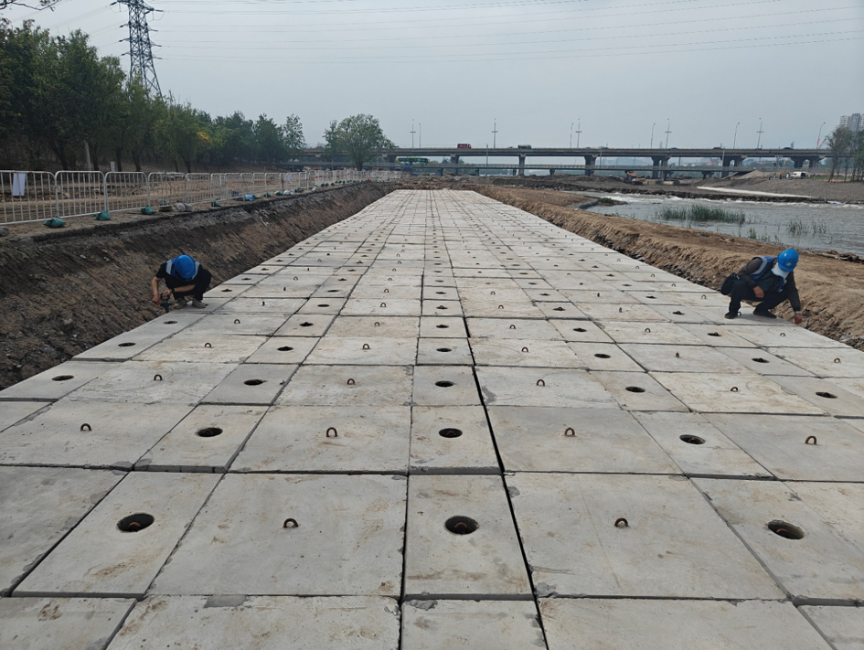 永定河盧三段綜合提升工程第三標(biāo)段 備塌體分部工程通過驗收