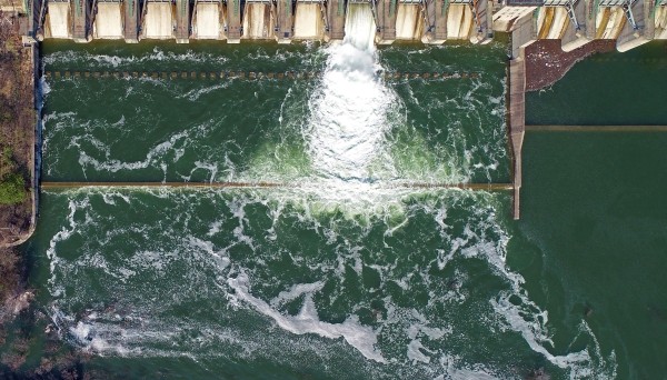 落坡嶺水庫下泄口